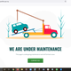 The home page of the Nigerian ministry of foreign affairs shows a message saying it is under a maintenance